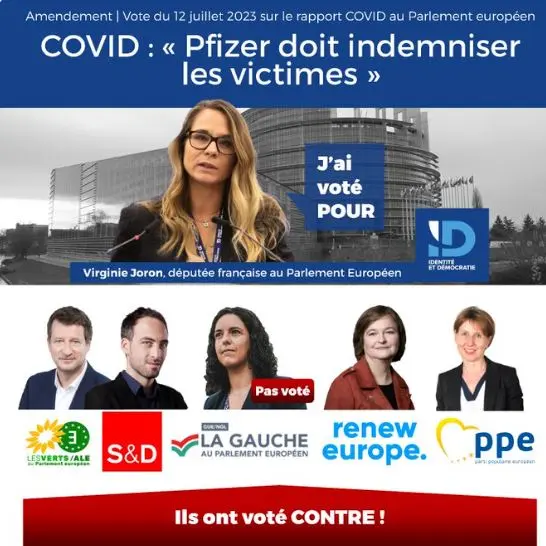 Les eurodéputés votent contre l’indemnisation des victimes des « vaccins » Covid