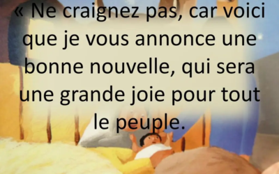Ne craignez pas_Bonne nouvelle