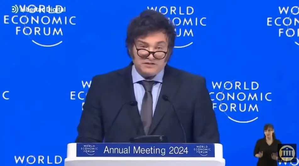 Javier Milei à Davos 2024