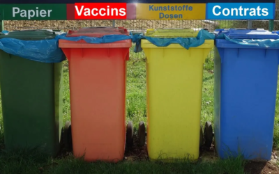 Poubelles pour vaccins