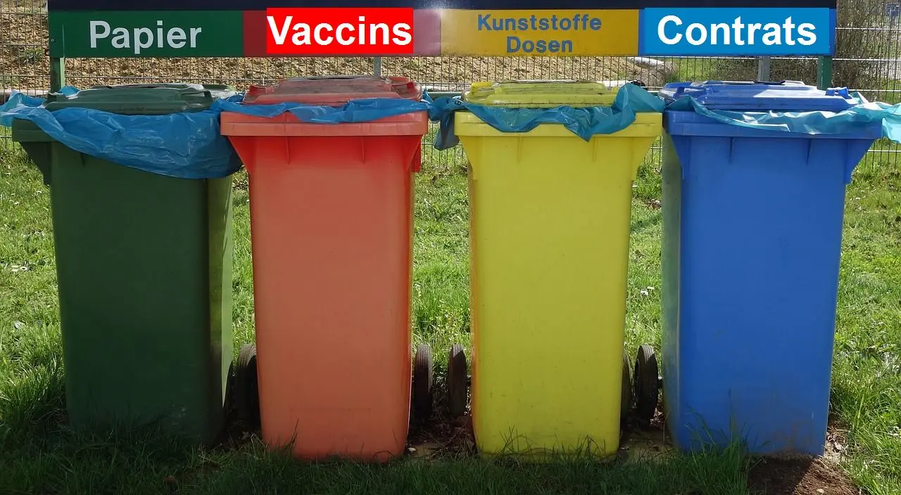 Poubelles pour vaccins